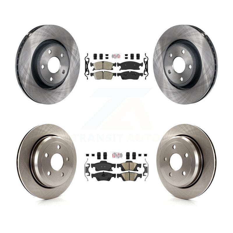 Transit Auto K8A-101872 Disc Brake Kit for 2022 Jeep Grand Cherokee WK - Front and Rear product image