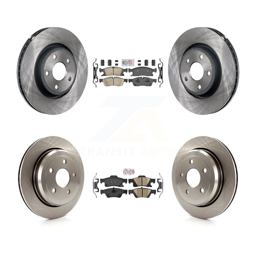 Transit Auto K8A-101873 Disc Brake Kit for 2022 Jeep Grand Cherokee WK - Front and Rear product image