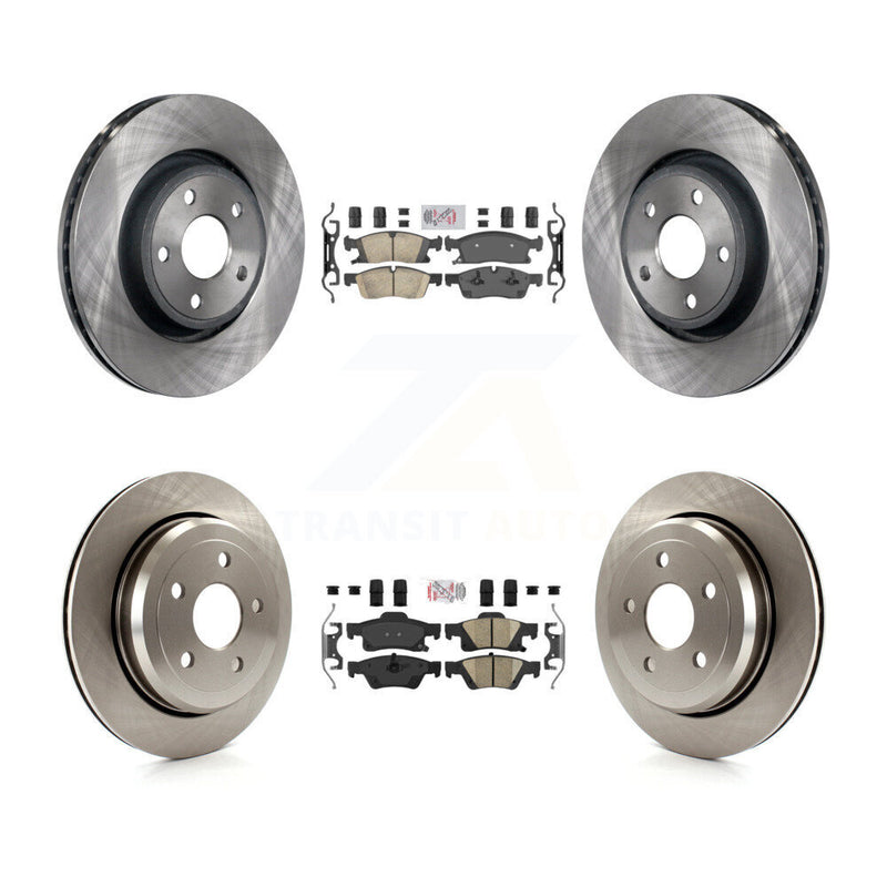 Transit Auto K8A-101874 Disc Brake Kit for 2022 Jeep Grand Cherokee WK - Front and Rear product image