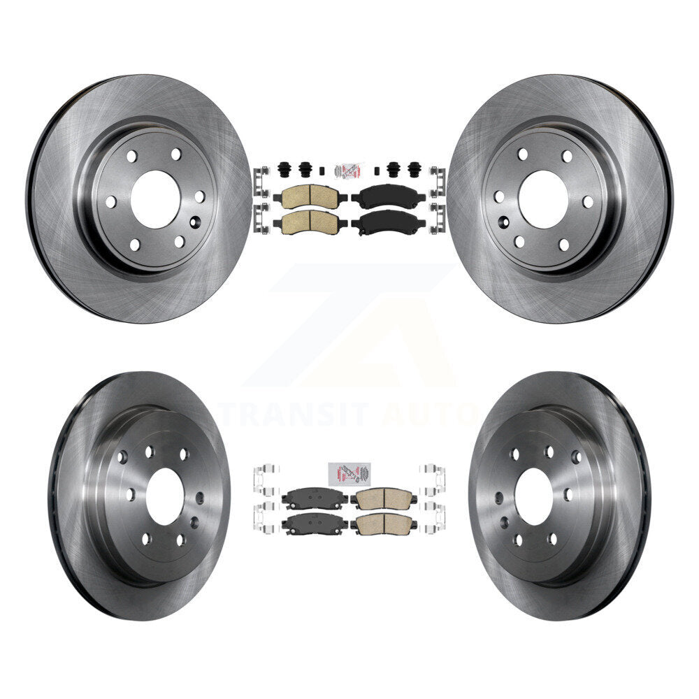 Transit Auto K8A-101879 Disc Brake Kit for 2007-2017 GMC Acadia Limited, Chevrolet Traverse, Buick Enclave & more - Front and Rear product image