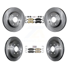 Transit Auto K8A-101879 Disc Brake Kit for 2007-2017 GMC Acadia Limited, Chevrolet Traverse, Buick Enclave & more - Front and Rear product image