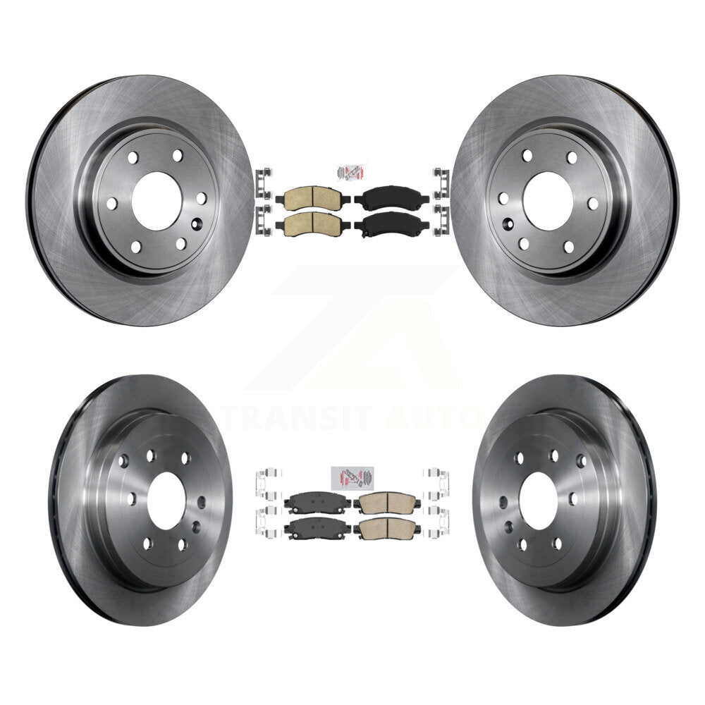 Transit Auto K8A-101881 Disc Brake Kit for 2007-2017 GMC Acadia Limited, Chevrolet Traverse, Buick Enclave & more - Front and Rear product image
