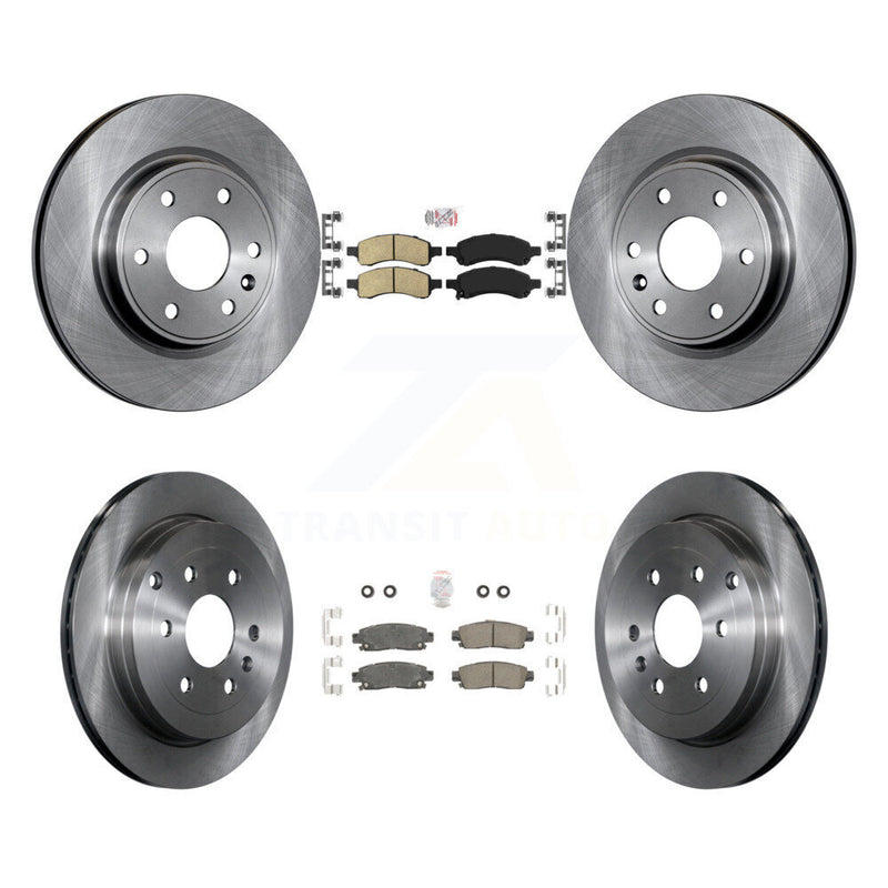 Transit Auto K8A-101882 Disc Brake Kit for 2007-2017 GMC Acadia Limited, Chevrolet Traverse, Buick Enclave & more - Front and Rear product image