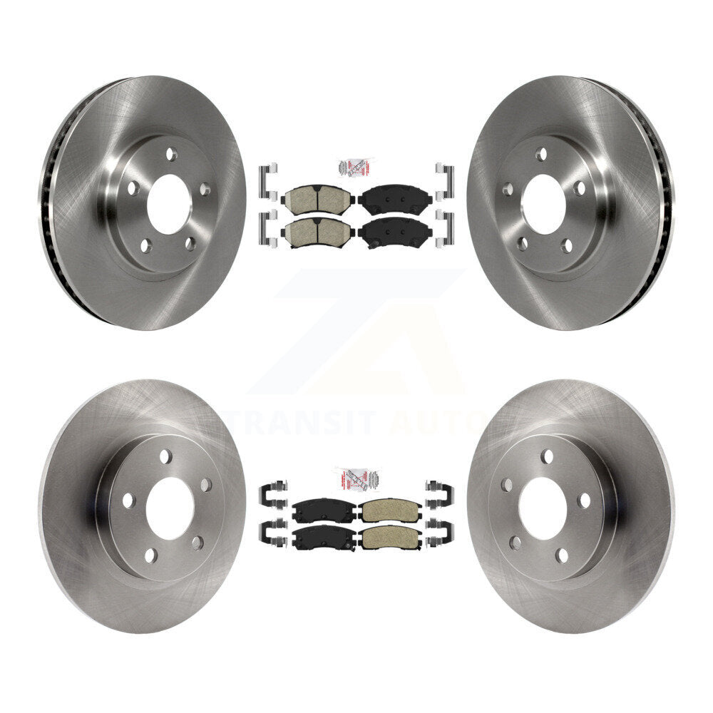 Transit Auto K8A-101890 Disc Brake Kit for 2000-2005 Cadillac DeVille, Cadillac Seville, Buick Park Avenue - Front and Rear product image
