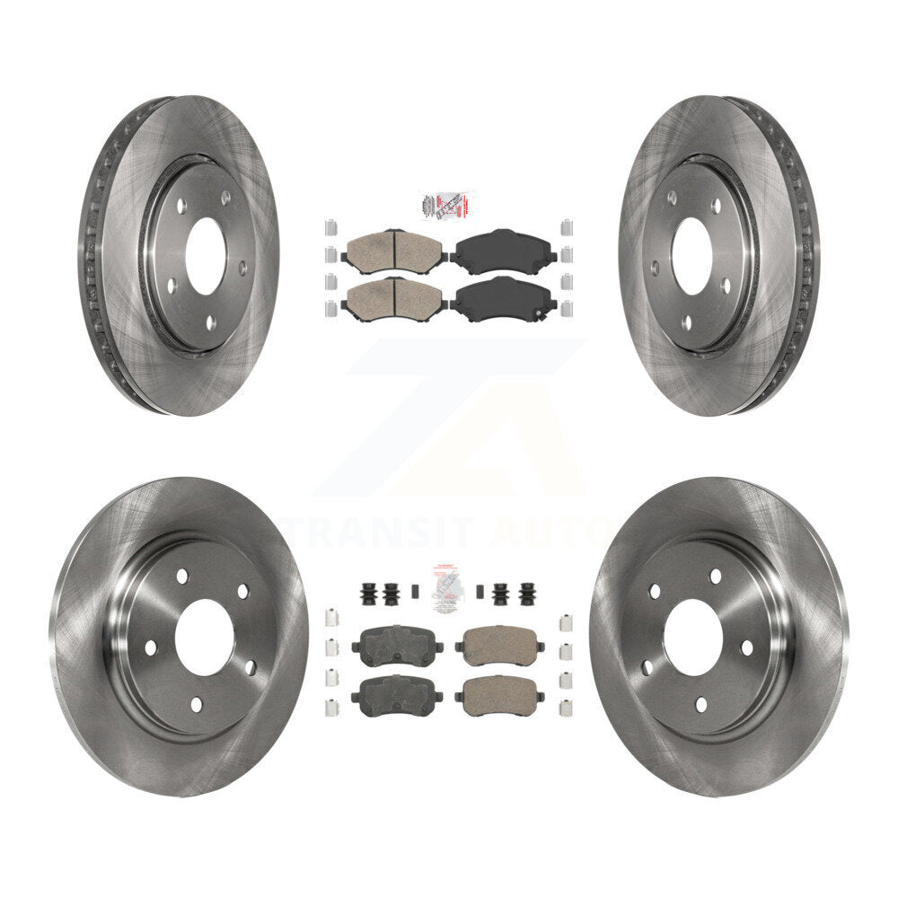 Transit Auto K8A-101949 Disc Brake Kit for 2008-2012 Chrysler Town & Country, Dodge Grand Caravan, Dodge Journey & more - Front and Rear product image