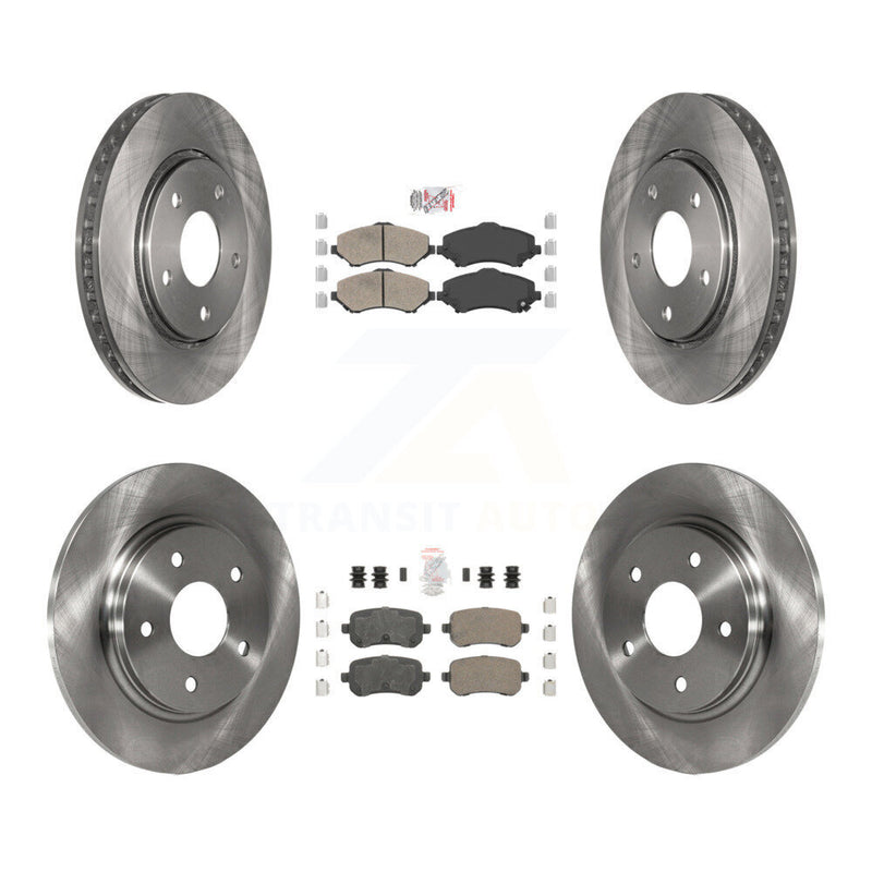 Transit Auto K8A-101949 Disc Brake Kit for 2008-2012 Chrysler Town & Country, Dodge Grand Caravan, Dodge Journey & more - Front and Rear product image