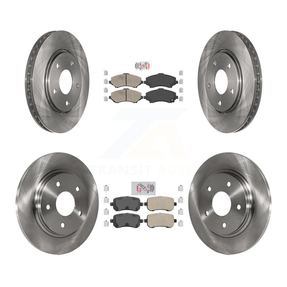 Transit Auto K8A-101950 Disc Brake Kit for 2008-2012 Chrysler Town & Country, Dodge Grand Caravan, Dodge Journey & more - Front and Rear product image