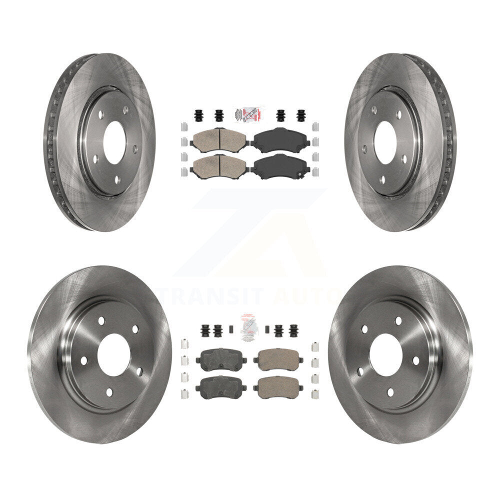 Transit Auto K8A-101951 Disc Brake Kit for 2008-2012 Chrysler Town & Country, Dodge Grand Caravan, Dodge Journey & more - Front and Rear product image