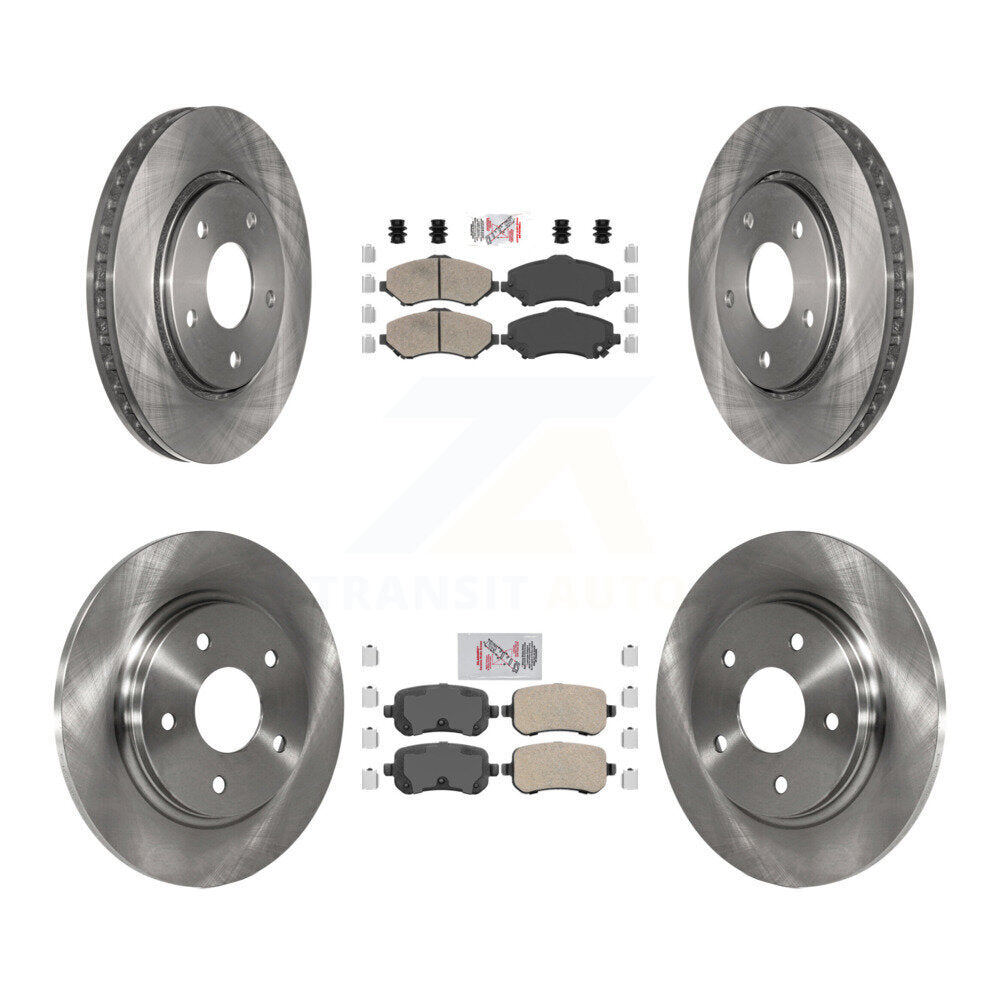 Transit Auto K8A-101952 Disc Brake Kit for 2008-2012 Chrysler Town & Country, Dodge Grand Caravan, Dodge Journey & more - Front and Rear product image