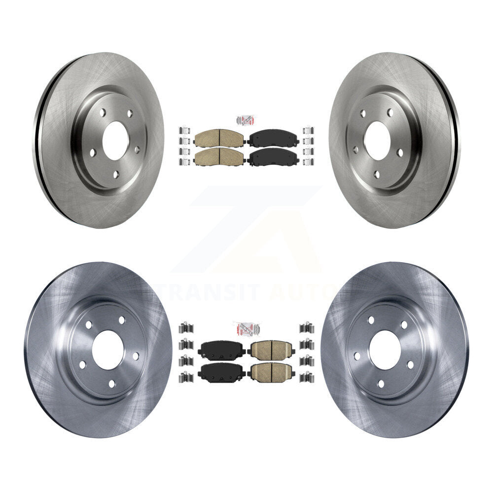 Transit Auto K8A-101958 Disc Brake Kit for 2012-2020 Dodge Grand Caravan, Dodge Journey, Chrysler Town & Country & more - Front and Rear product image