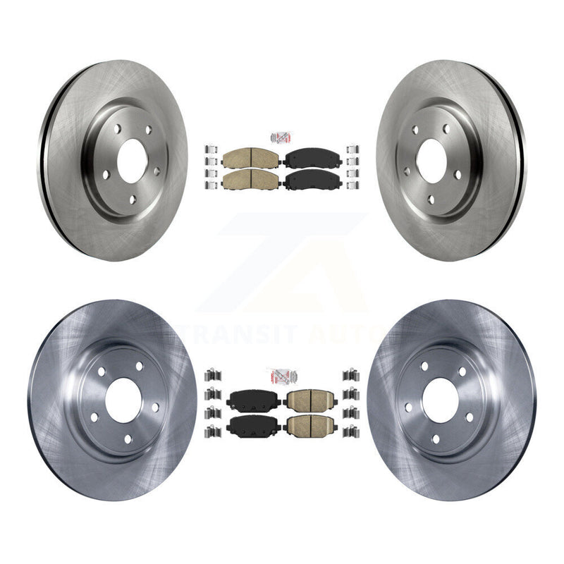 Transit Auto K8A-101958 Disc Brake Kit for 2012-2020 Dodge Grand Caravan, Dodge Journey, Chrysler Town & Country & more - Front and Rear product image