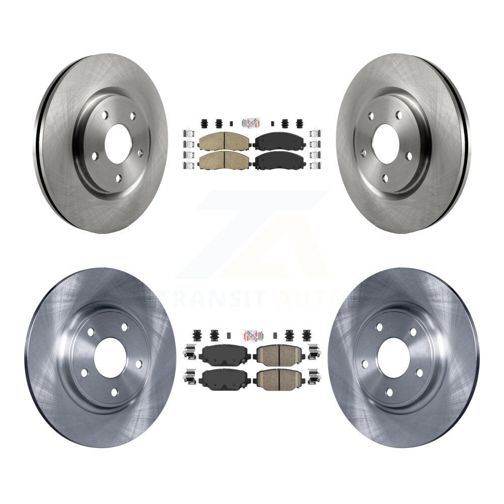 Transit Auto K8A-101959 Disc Brake Kit for 2012-2020 Dodge Grand Caravan, Dodge Journey, Chrysler Town & Country & more - Front and Rear product image
