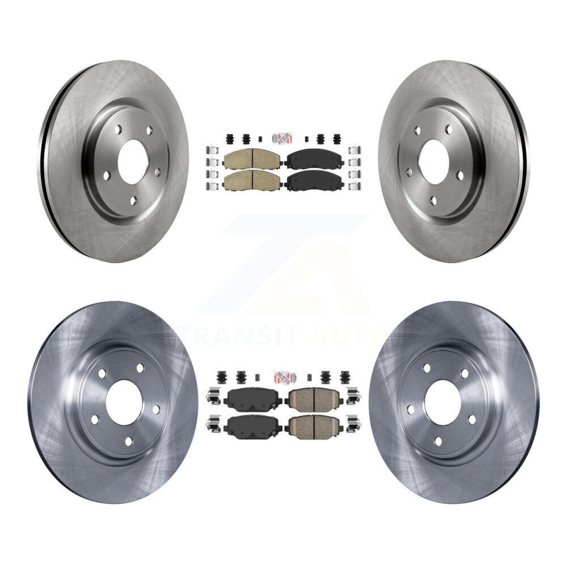 Transit Auto K8A-101959 Disc Brake Kit for 2012-2020 Dodge Grand Caravan, Dodge Journey, Chrysler Town & Country & more - Front and Rear product image