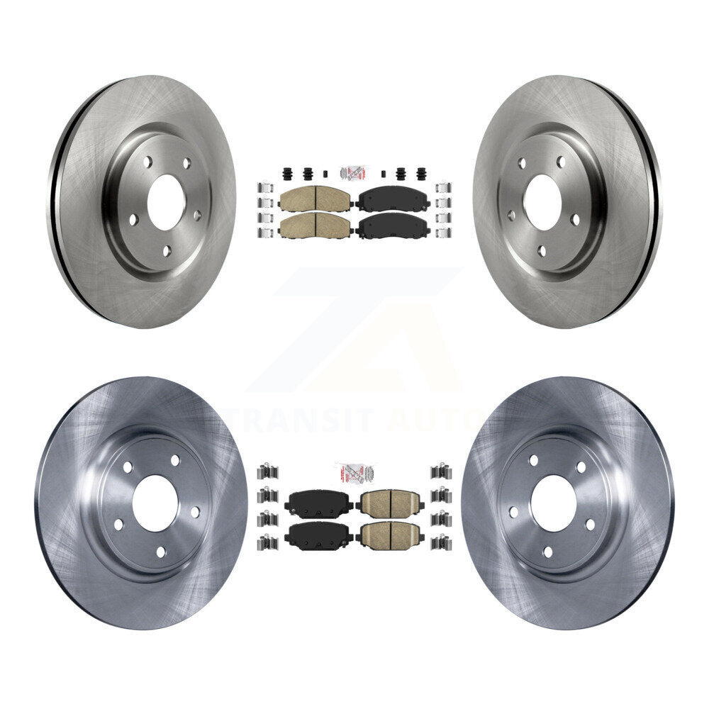 Transit Auto K8A-101960 Disc Brake Kit for 2012-2020 Dodge Grand Caravan, Dodge Journey, Chrysler Town & Country & more - Front and Rear product image