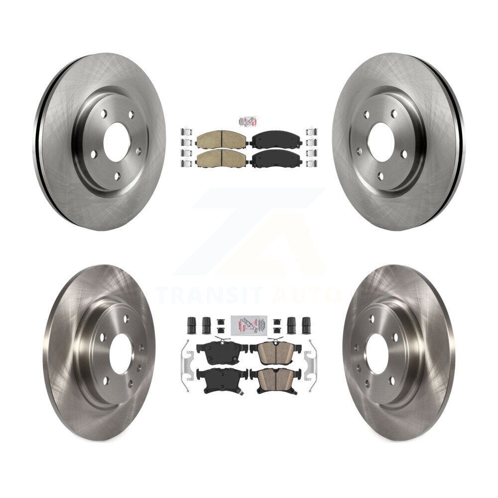 Transit Auto K8A-101962 Disc Brake Kit for 2017-2024 Chrysler Grand Caravan, Chrysler Voyager, Chrysler Pacifica - Front and Rear product image