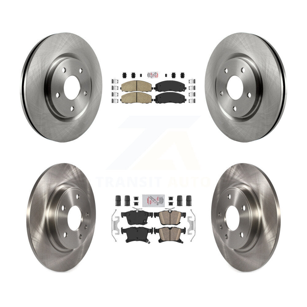 Transit Auto K8A-101964 Disc Brake Kit for 2017-2024 Chrysler Grand Caravan, Chrysler Voyager, Chrysler Pacifica - Front and Rear product image