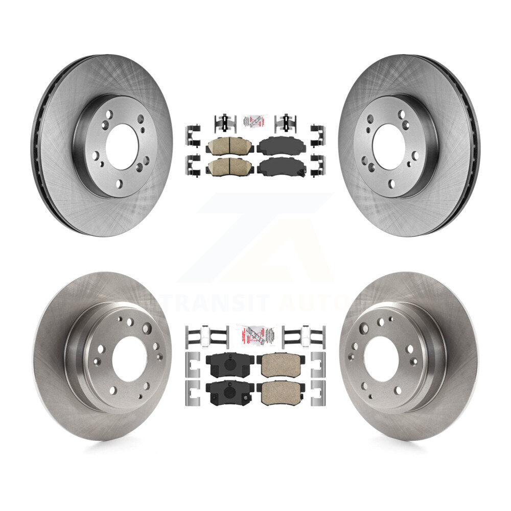 Transit Auto K8A-101965 Disc Brake Kit for 1991-1999 Acura RL, Isuzu Oasis, Honda Odyssey & more - Front and Rear product image