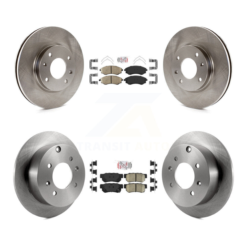 Transit Auto K8A-102027 Disc Brake Kit for 2002-2004 Hyundai Sonata, Kia Magentis, Kia Optima - Front and Rear product image