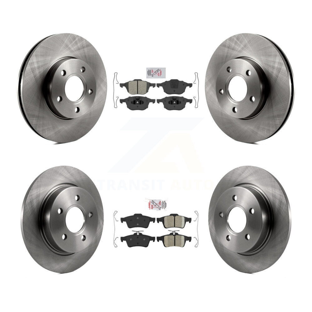Transit Auto K8A-102123 Disc Brake Kit for 2012-2018 Ford Focus - Front and Rear product image