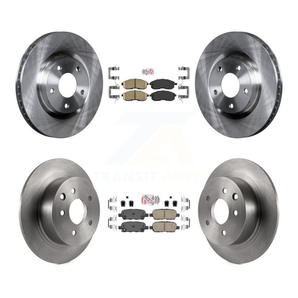 Transit Auto K8A-102280 Disc Brake Kit for 2007-2012 Nissan Sentra - Front and Rear product image