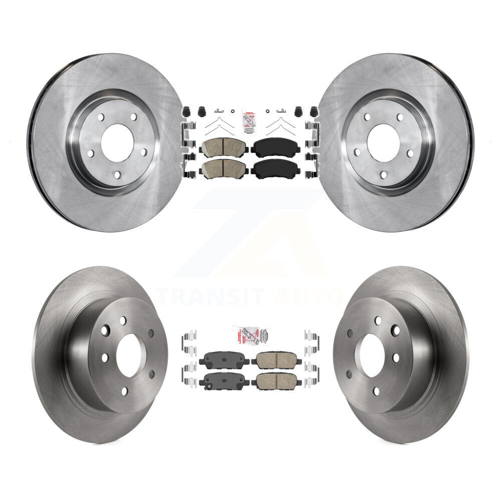 Transit Auto K8A-102283 Disc Brake Kit for 2007-2012 Nissan Sentra - Front and Rear product image