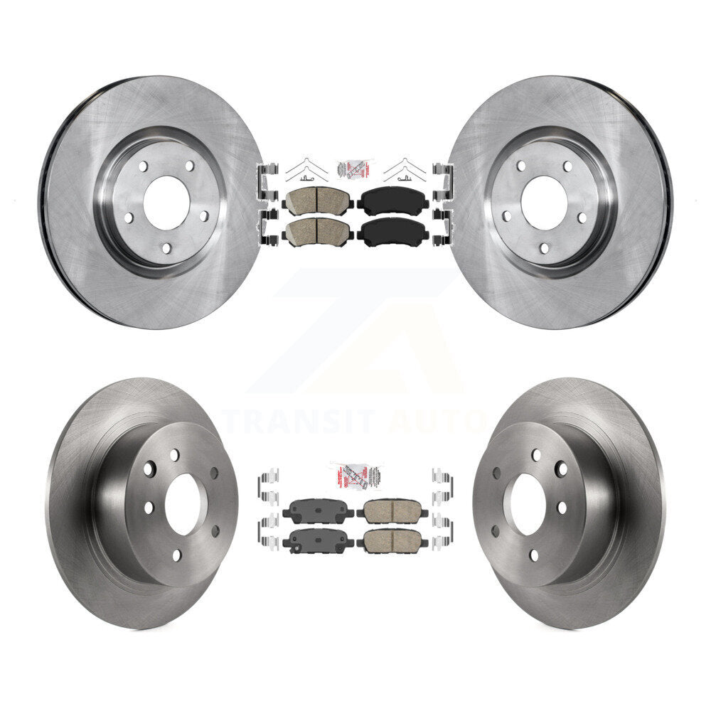 Transit Auto K8A-102285 Disc Brake Kit for 2007-2012 Nissan Sentra - Front and Rear product image