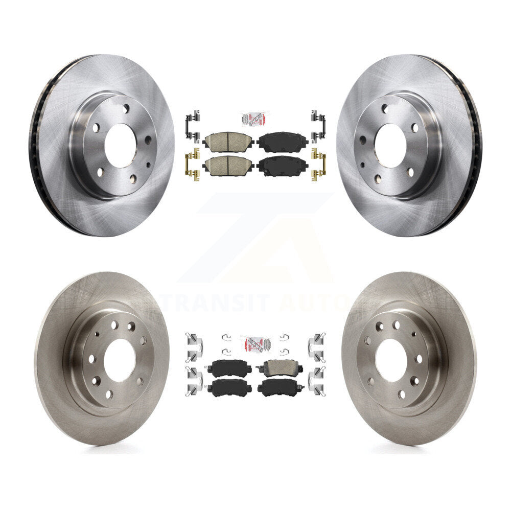 Transit Auto K8A-102325 Disc Brake Kit for 2016-2018 Mazda CX-3 - Front and Rear product image