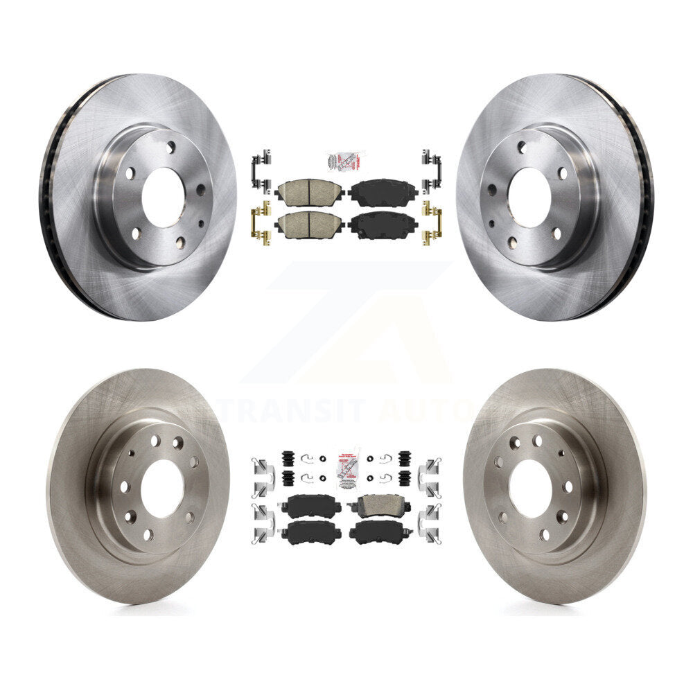 Transit Auto K8A-102326 Disc Brake Kit for 2016-2018 Mazda CX-3 - Front and Rear product image
