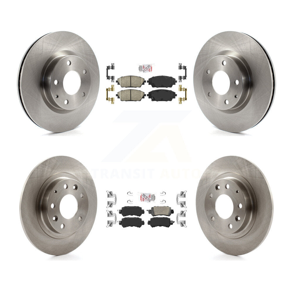 Transit Auto K8A-102327 Disc Brake Kit for 2016-2018 Mazda CX-3 - Front and Rear product image