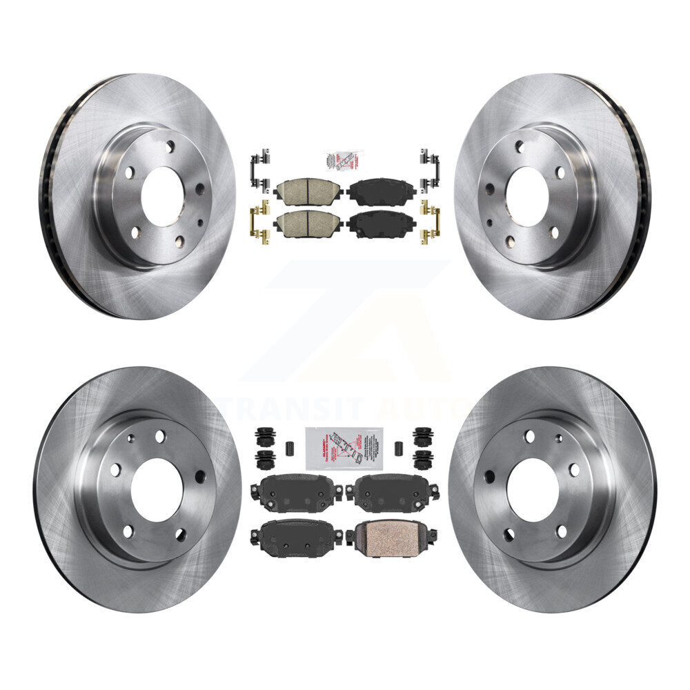 Transit Auto K8A-102334 Disc Brake Kit for 2019-2022 Mazda CX-3 - Front and Rear product image
