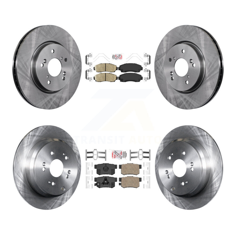 Transit Auto K8A-102346 Disc Brake Kit for 2007-2016 Honda CR-V, Acura RDX - Front and Rear product image
