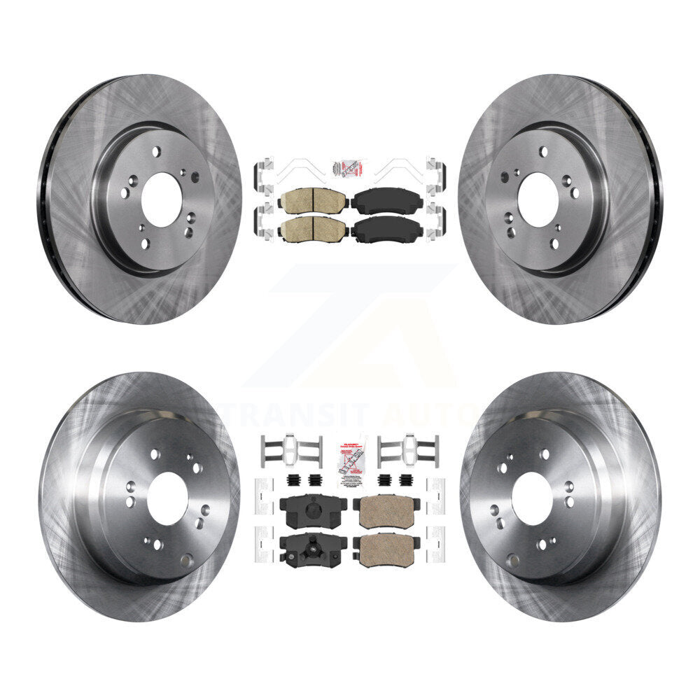 Transit Auto K8A-102347 Disc Brake Kit for 2007-2016 Honda CR-V, Acura RDX - Front and Rear product image
