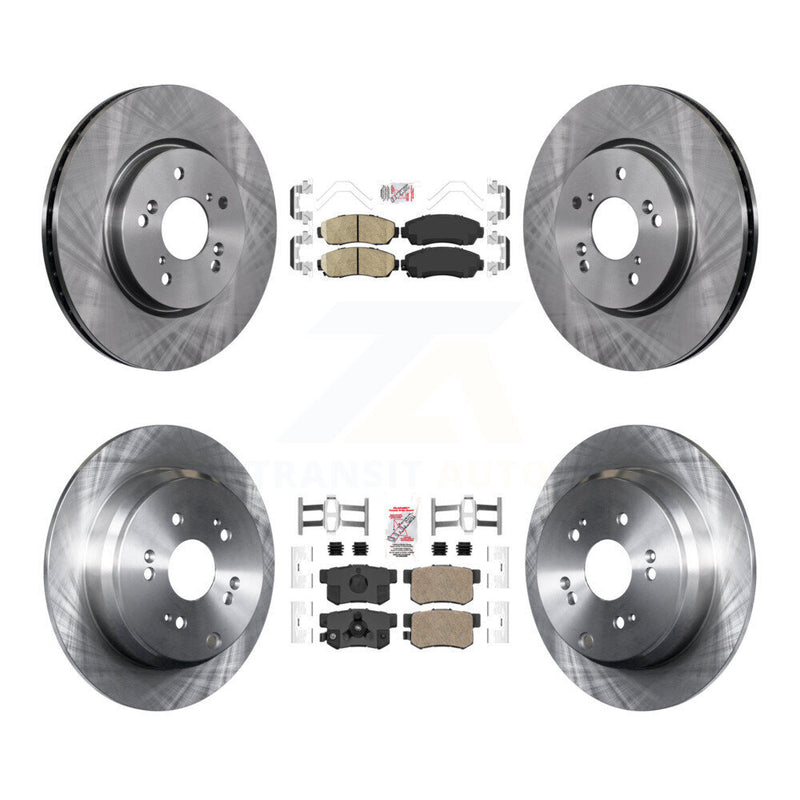 Transit Auto K8A-102347 Disc Brake Kit for 2007-2016 Honda CR-V, Acura RDX - Front and Rear product image