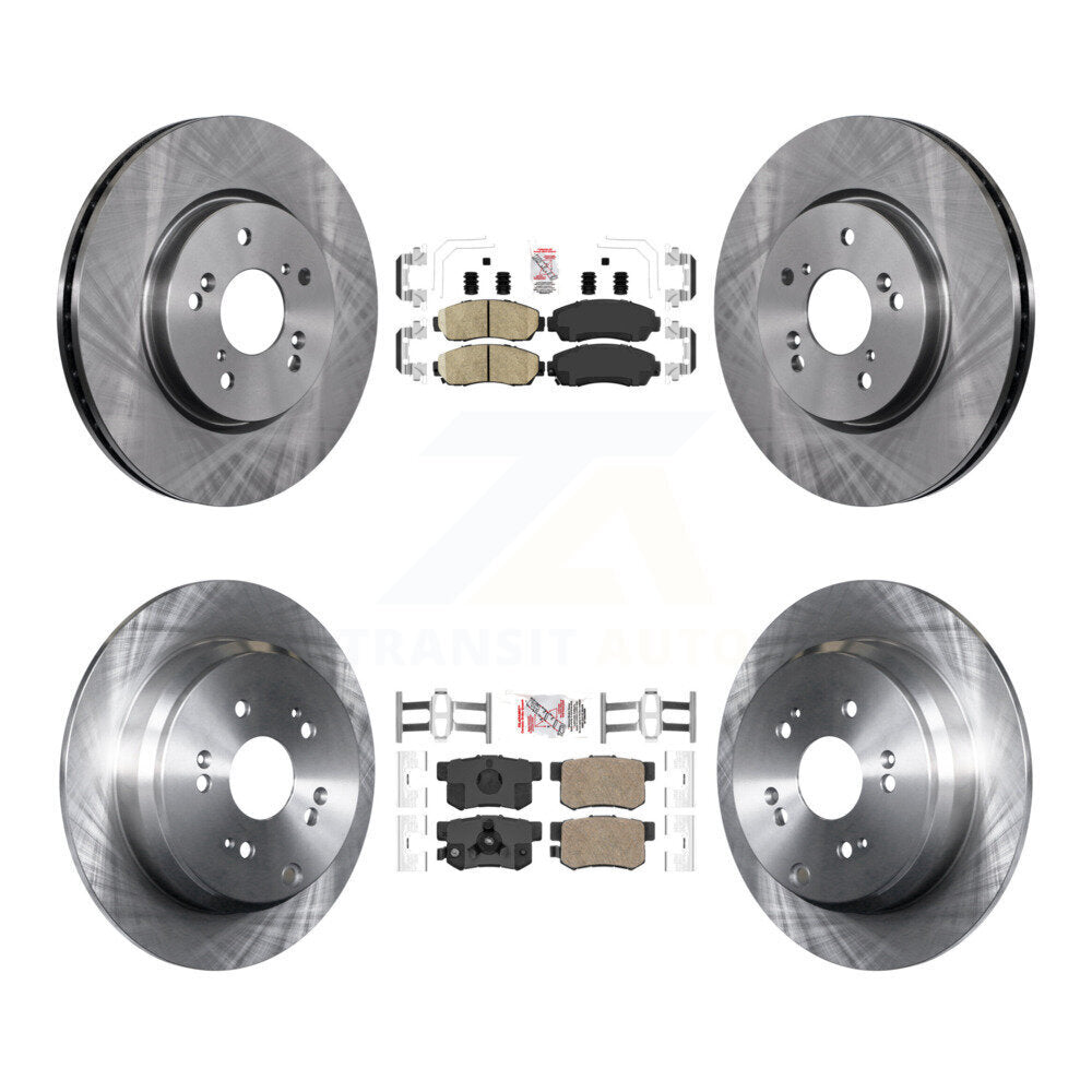 Transit Auto K8A-102348 Disc Brake Kit for 2007-2016 Honda CR-V, Acura RDX - Front and Rear product image