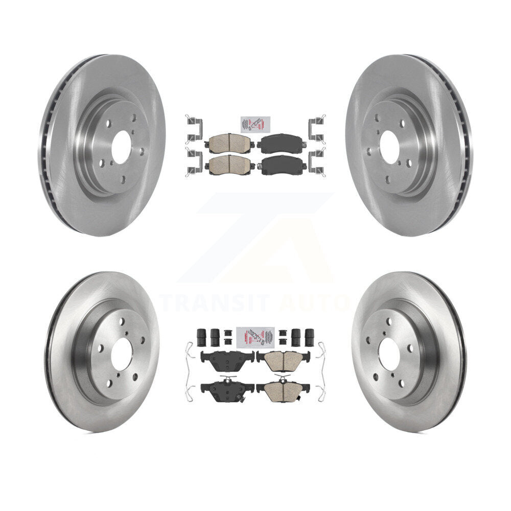 Transit Auto K8A-102437 Disc Brake Kit for 2019-2024 Subaru Crosstrek, Subaru Forester - Front and Rear product image