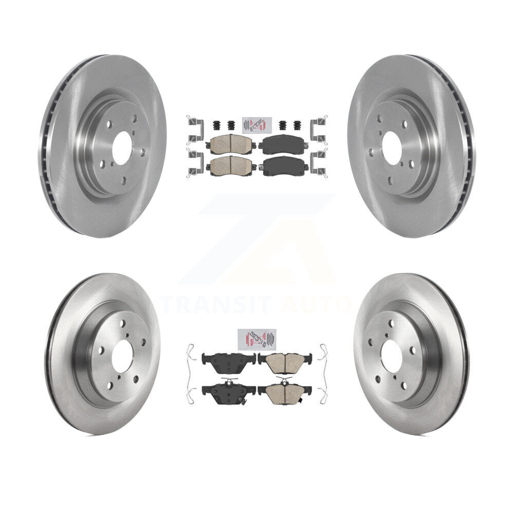 Transit Auto K8A-102440 Disc Brake Kit for 2019-2024 Subaru Crosstrek, Subaru Forester - Front and Rear product image