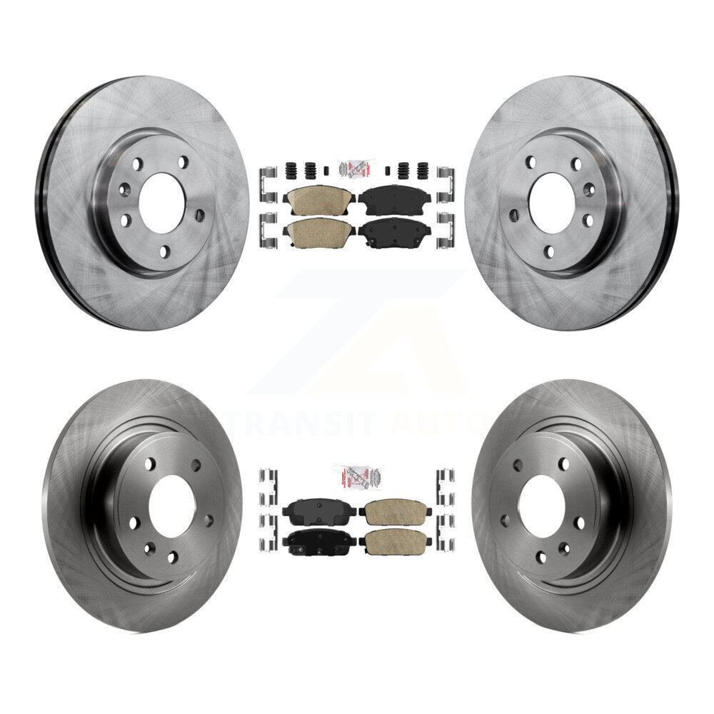 Transit Auto K8A-102540 Disc Brake Kit for 2011-2017 Chevrolet Cruze, Buick Verano, Chevrolet Orlando & more - Front and Rear product image