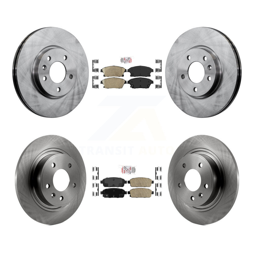 Transit Auto K8A-102542 Disc Brake Kit for 2011-2017 Chevrolet Cruze, Buick Verano, Chevrolet Orlando & more - Front and Rear product image