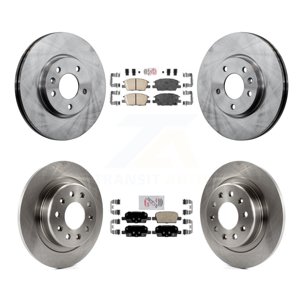 Transit Auto K8A-102549 Disc Brake Kit for 2016-2019 Chevrolet Malibu - Front and Rear product image
