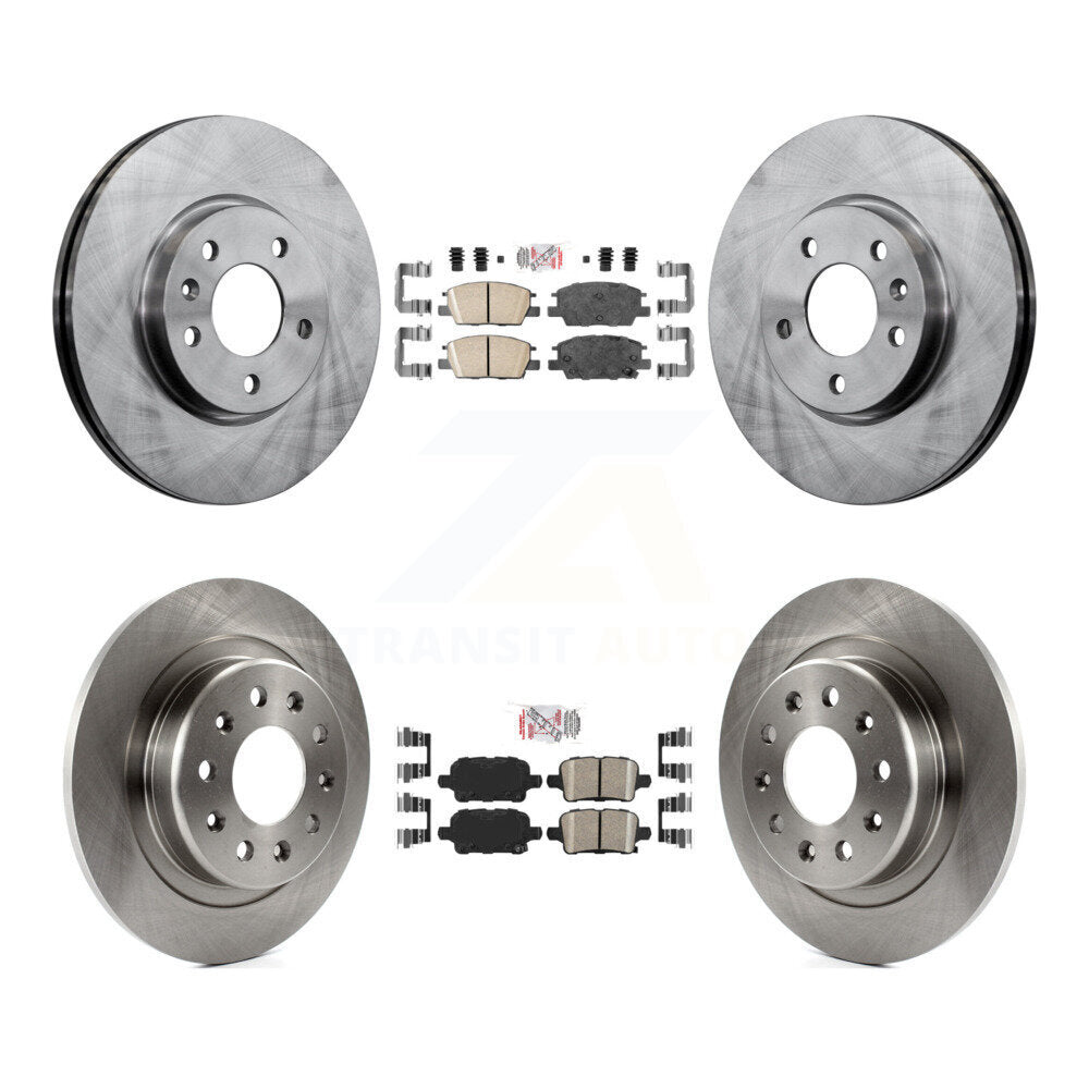 Transit Auto K8A-102552 Disc Brake Kit for 2018-2020 Chevrolet Equinox, GMC Terrain, Chevrolet Malibu - Front and Rear product image