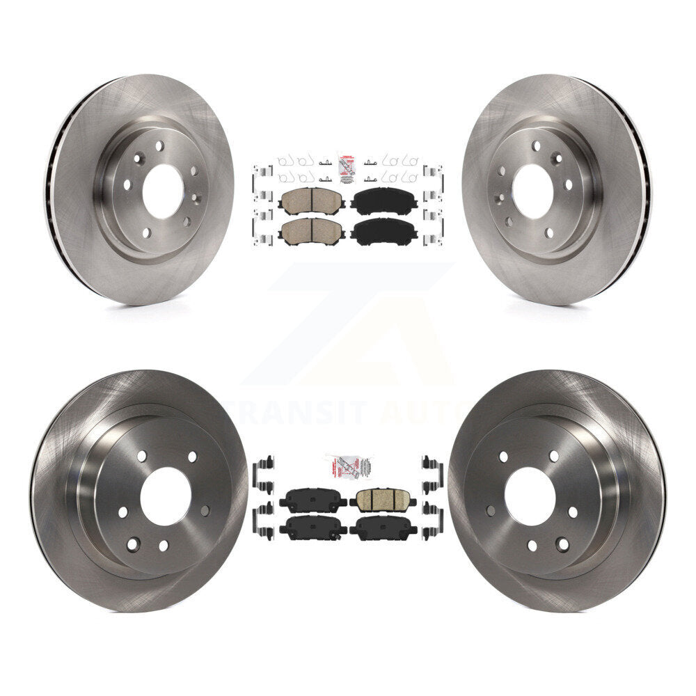Transit Auto K8A-102570 Disc Brake Kit for 2014-2023 Nissan Rogue, Nissan Rogue Sport, Nissan Qashqai - Front and Rear product image