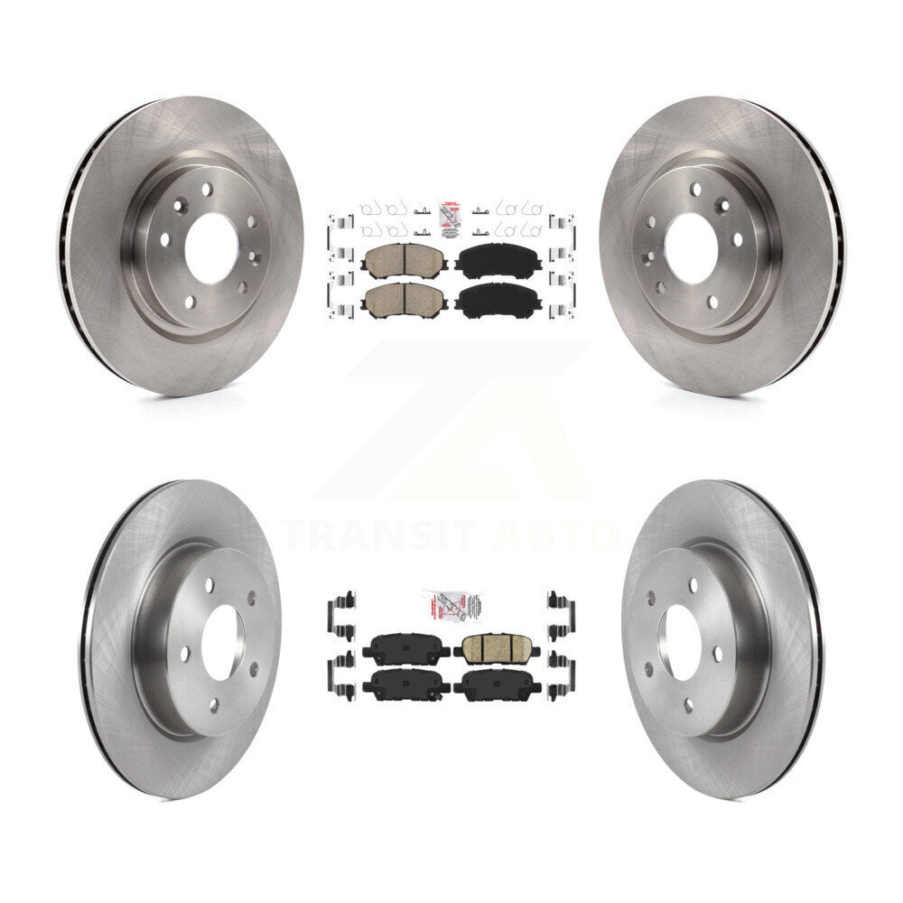 Transit Auto K8A-102572 Disc Brake Kit for 2017-2019 Nissan Rogue Sport, Nissan Qashqai - Front and Rear product image
