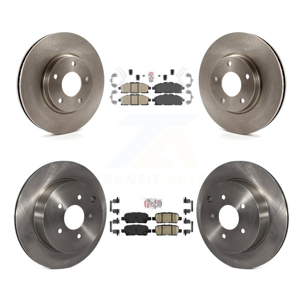 Transit Auto K8A-102602 Disc Brake Kit for 2011-2017 Nissan Quest - Front and Rear product image