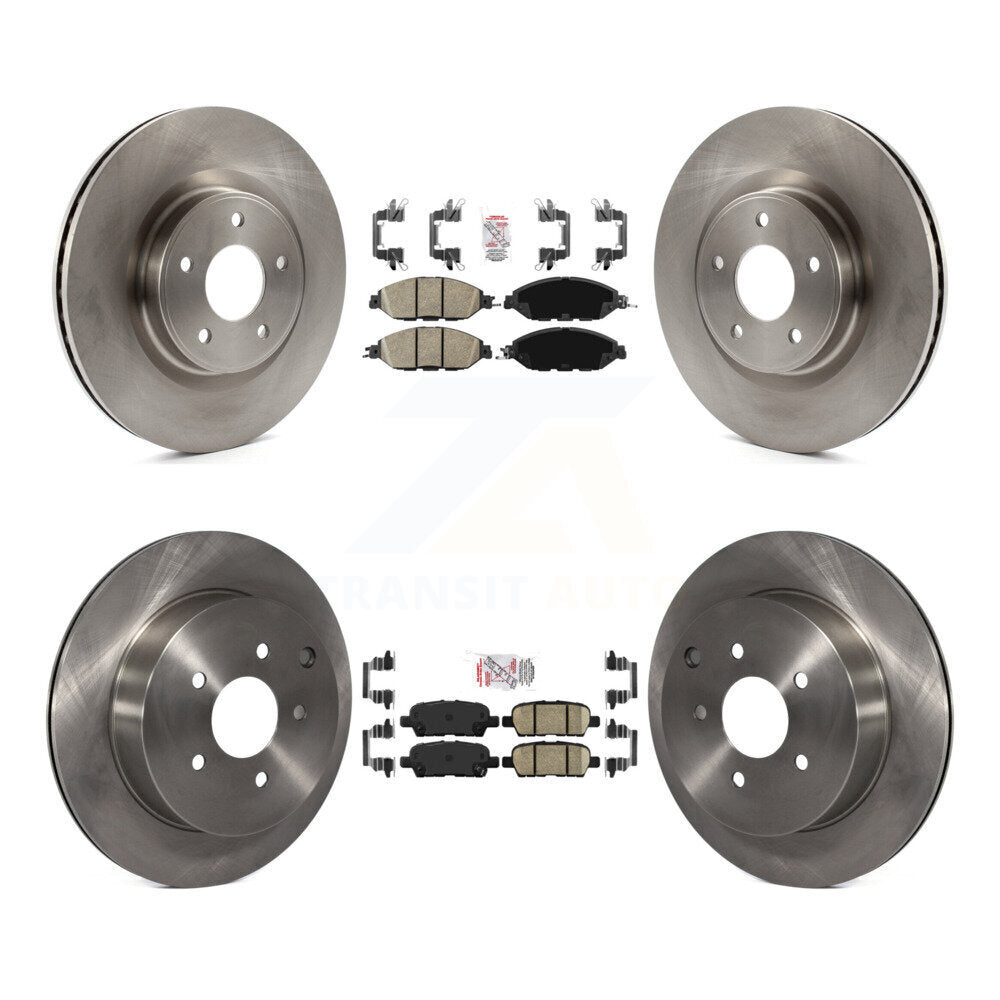 Transit Auto K8A-102608 Disc Brake Kit for 2013-2022 Nissan Murano, INFINITI JX35, Nissan Pathfinder - Front and Rear product image