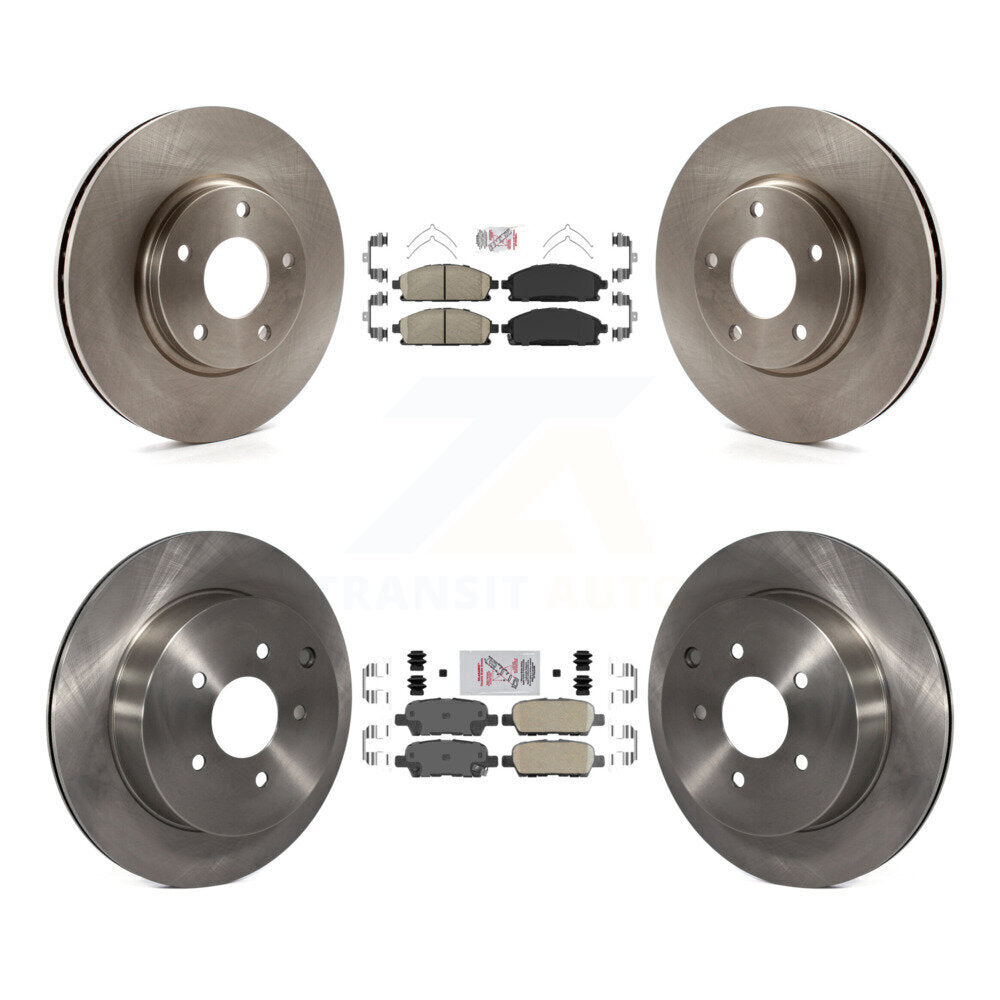 Transit Auto K8A-102612 Disc Brake Kit for 2004-2009 Nissan Quest - Front and Rear product image