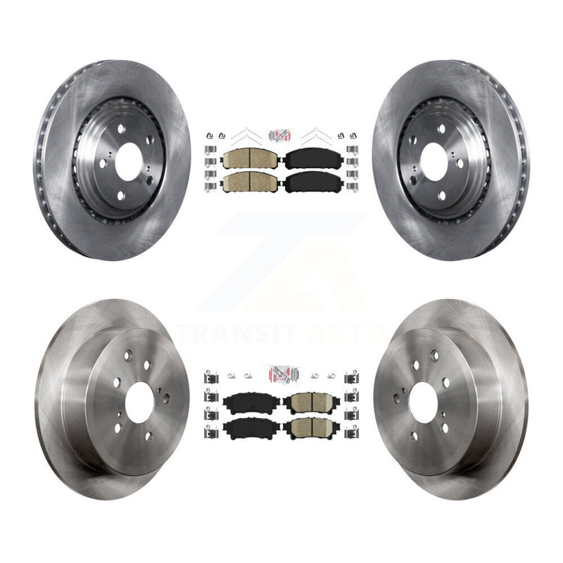 Transit Auto K8A-102738 Disc Brake Kit for 2010-2020 Toyota Highlander, Toyota Sienna, Lexus RX350 & more - Front and Rear product image