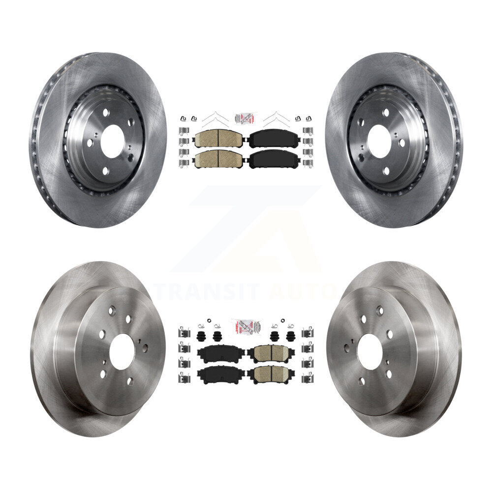 Transit Auto K8A-102739 Disc Brake Kit for 2010-2020 Toyota Highlander, Toyota Sienna, Lexus RX350 & more - Front and Rear product image