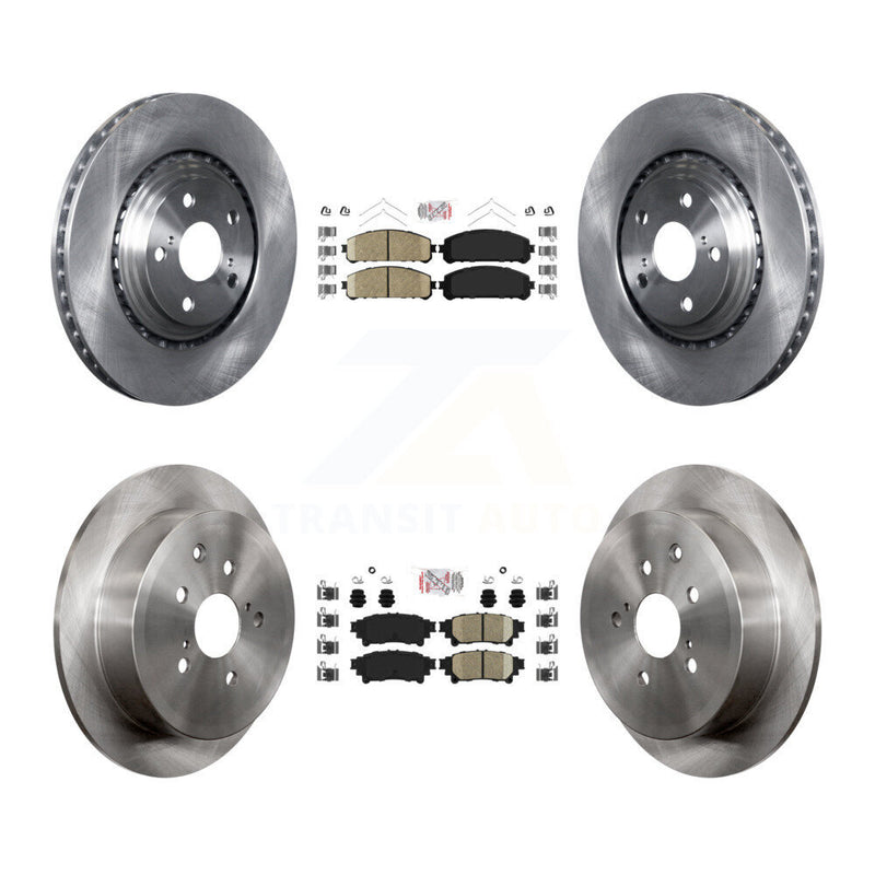 Transit Auto K8A-102739 Disc Brake Kit for 2010-2020 Toyota Highlander, Toyota Sienna, Lexus RX350 & more - Front and Rear product image