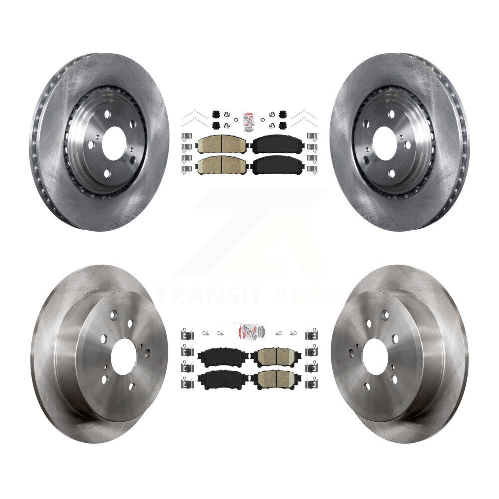 Transit Auto K8A-102740 Disc Brake Kit for 2010-2020 Toyota Highlander, Toyota Sienna, Lexus RX350 & more - Front and Rear product image