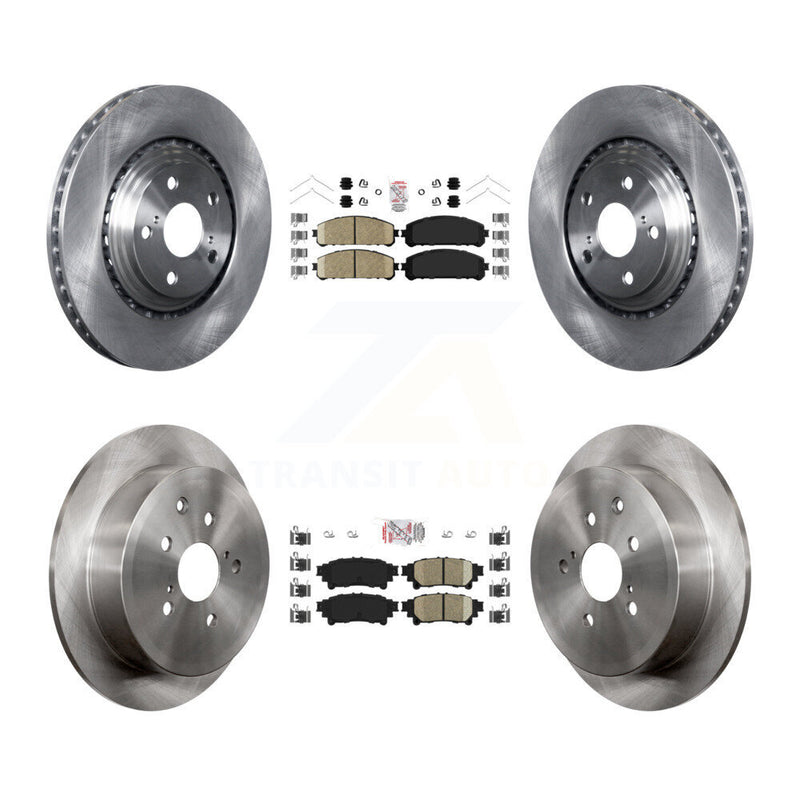 Transit Auto K8A-102740 Disc Brake Kit for 2010-2020 Toyota Highlander, Toyota Sienna, Lexus RX350 & more - Front and Rear product image